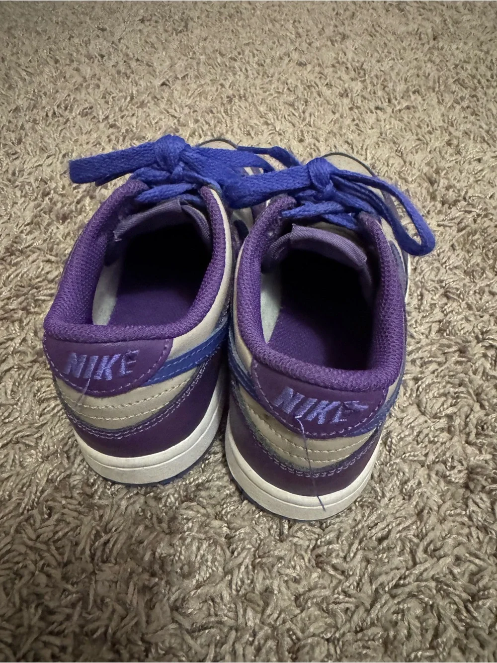 Nike Kids Purple, Gray & Blue Low-Top Sneakers